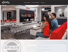 Tablet Screenshot of myxfinitystore.com